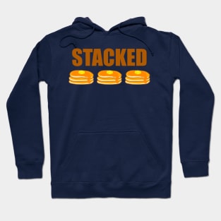 Stacked like pancakes - brown Hoodie